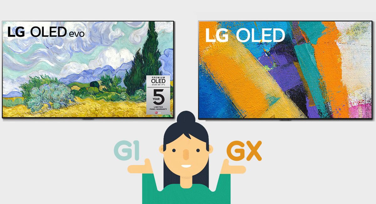 مقایسه تلویزیون الجی G1 با GX