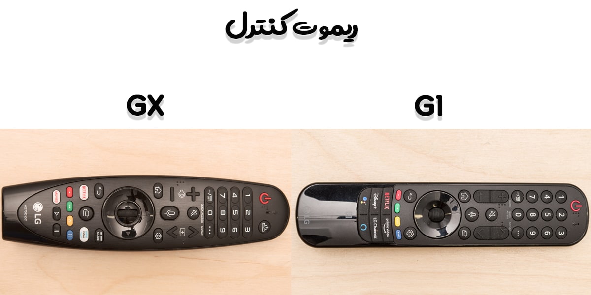 تفاوت در ریموت کنترل 2021 ال‌جی با 2020