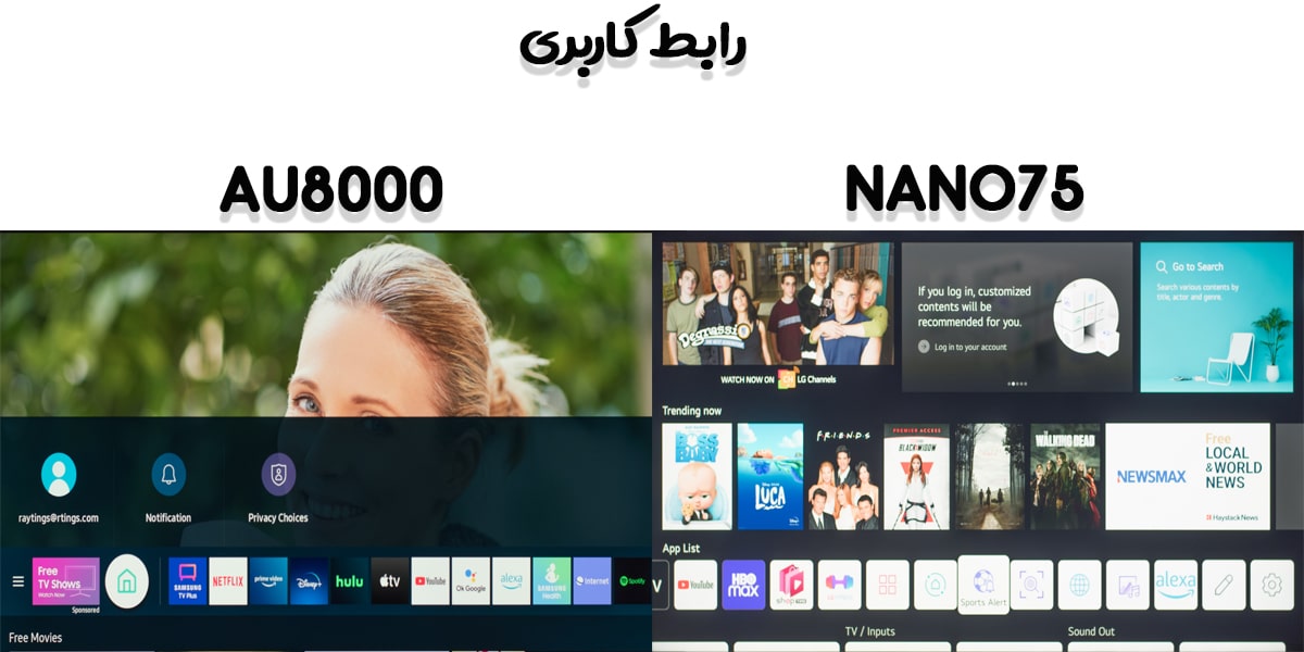 مقایسه سیستم عامل تایزن با WebOS