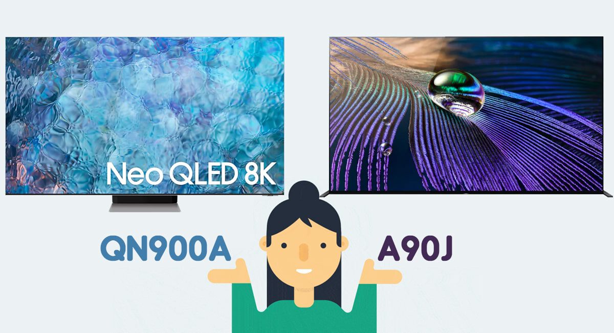مقایسه تلویزیون سامسونگ QN900A با سونی A90J