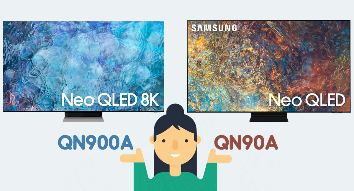 مقایسه تلویزیون سامسونگ QN900A با QN90A
