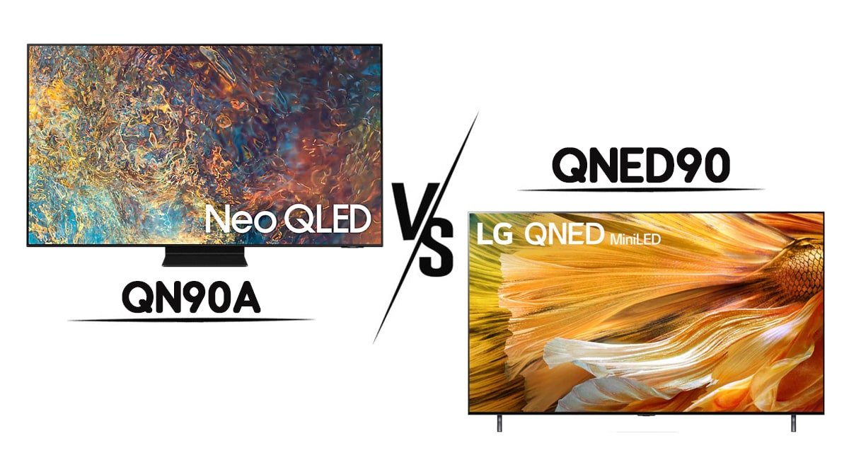 مقایسه تلویزیون QNED90 با QN90A