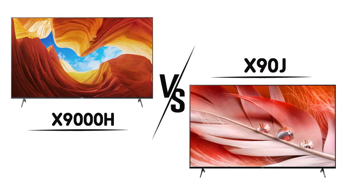 مقایسه تلویزیون X9000H با X90J