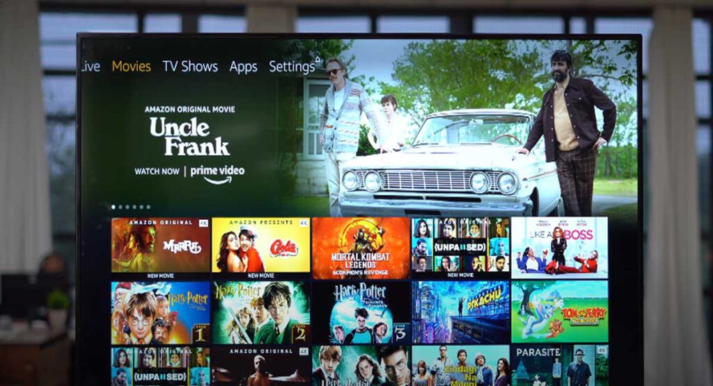 بخش مربوط به برنامهها و فیلم