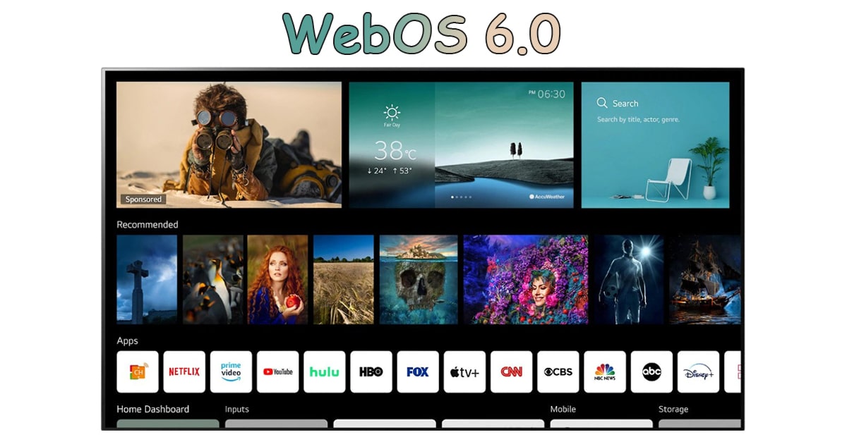 سیستم عامل WebOS 6.0 