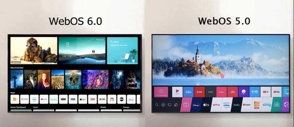 تفاوت webOS 6.0 با webOS 5.0