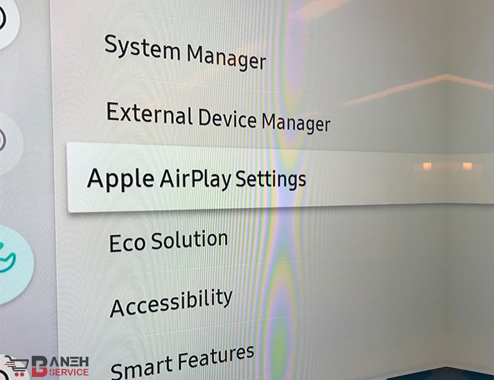 نحوه فعال سازی فناوری Airplay در تلویزیون سامسونگ: