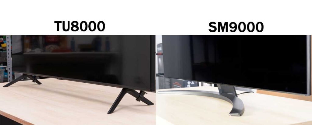 مقایسه پایههای SM9000 با TU8000