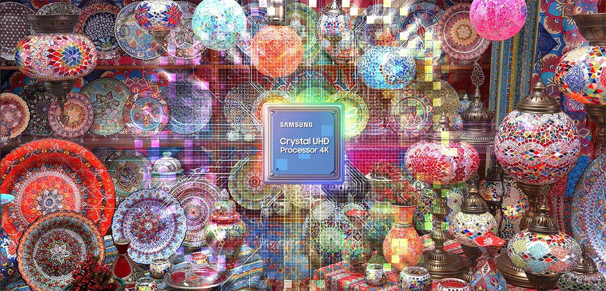 پردازشگر Crystal 4K در تلویزیون 55BU8100